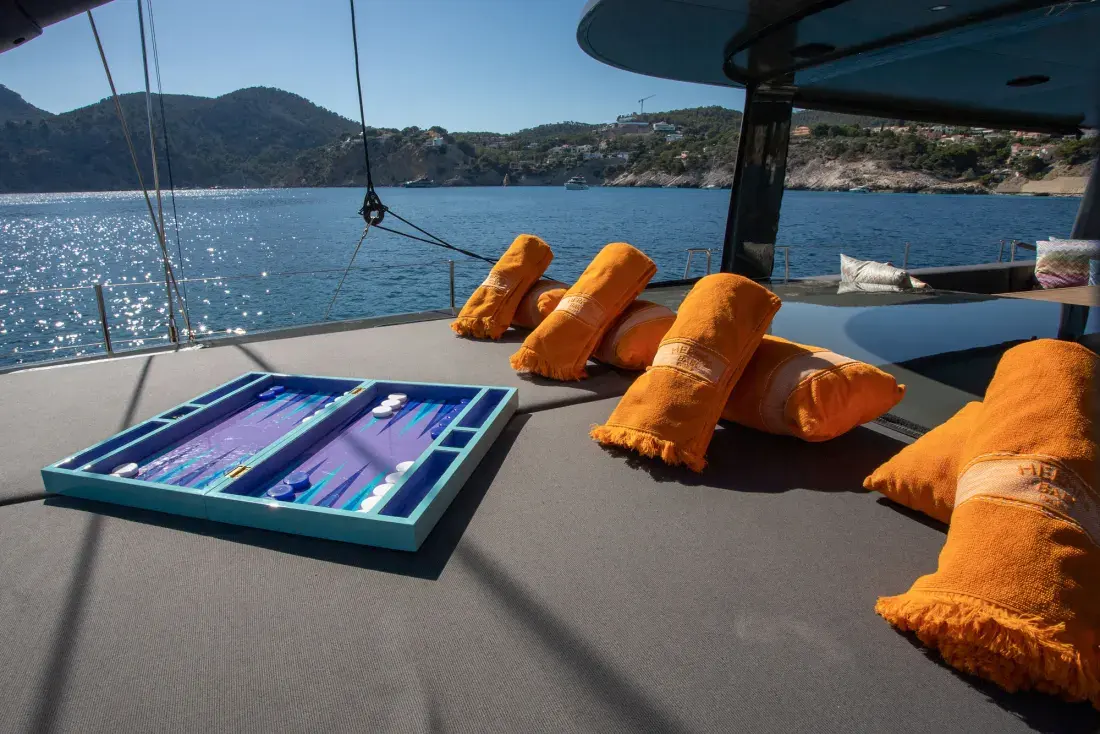 Sailing Yacht W, exterior, on the water