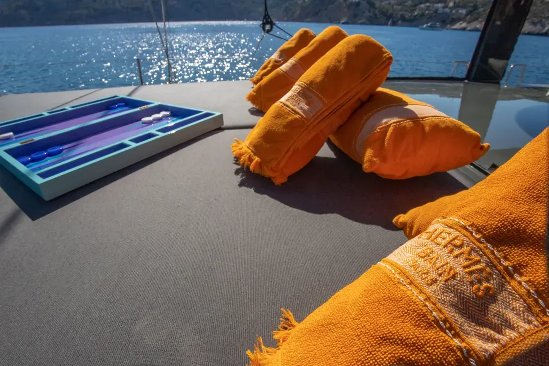 Sailing Yacht W, exterior, on the water