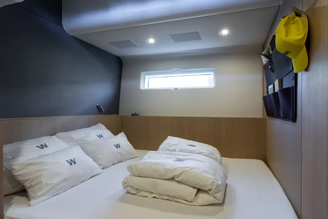 Sailing Yacht W, interior, below deck
