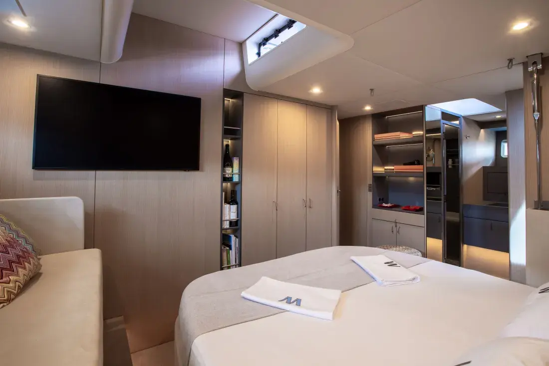 Sailing Yacht W, interior, below deck