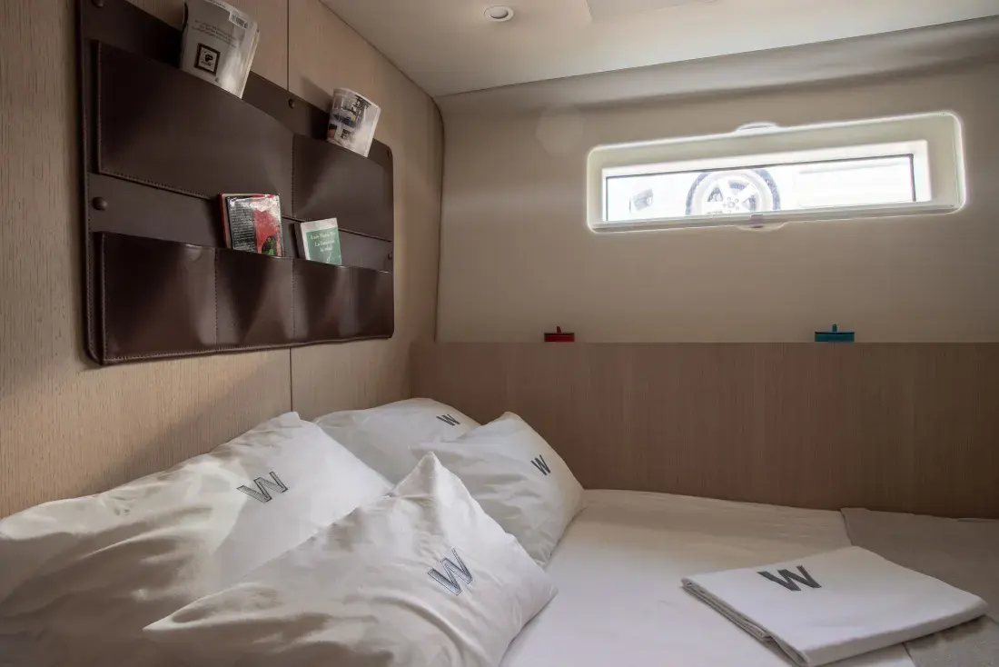 Sailing Yacht W, interior, below deck