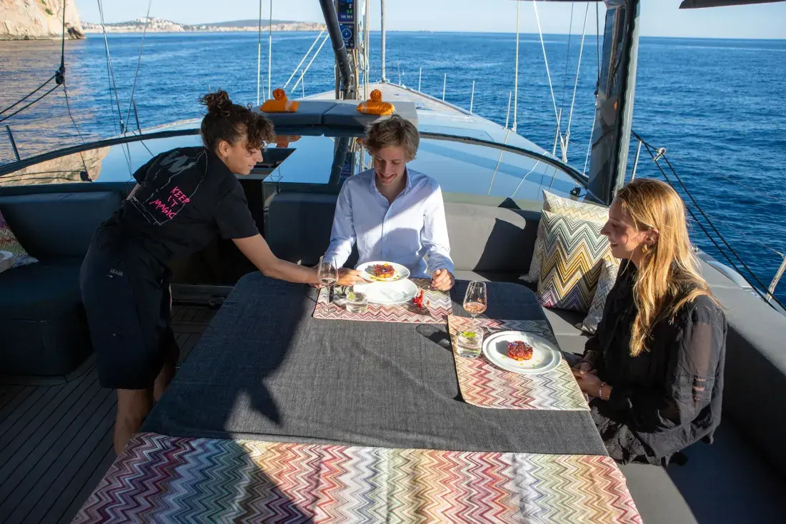 Life on board Sailing Yacht W